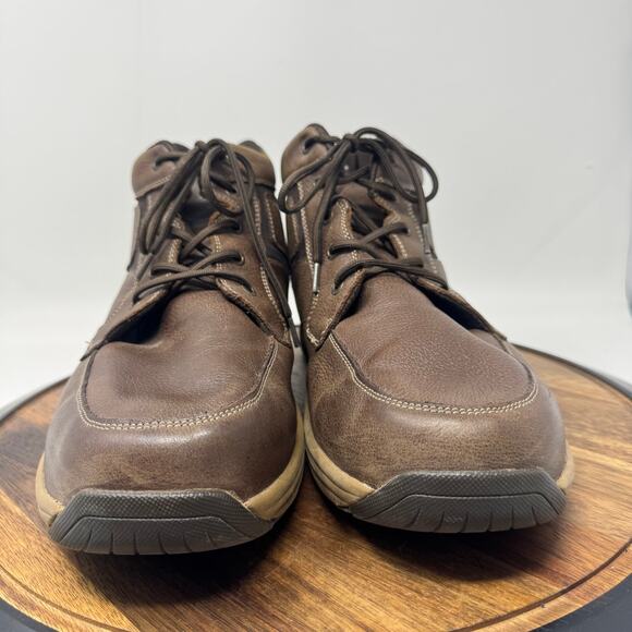 Orthofeet Highline 484 Brown Leather Boots Men's Size 13 Wide EE - Picture 2 of 9